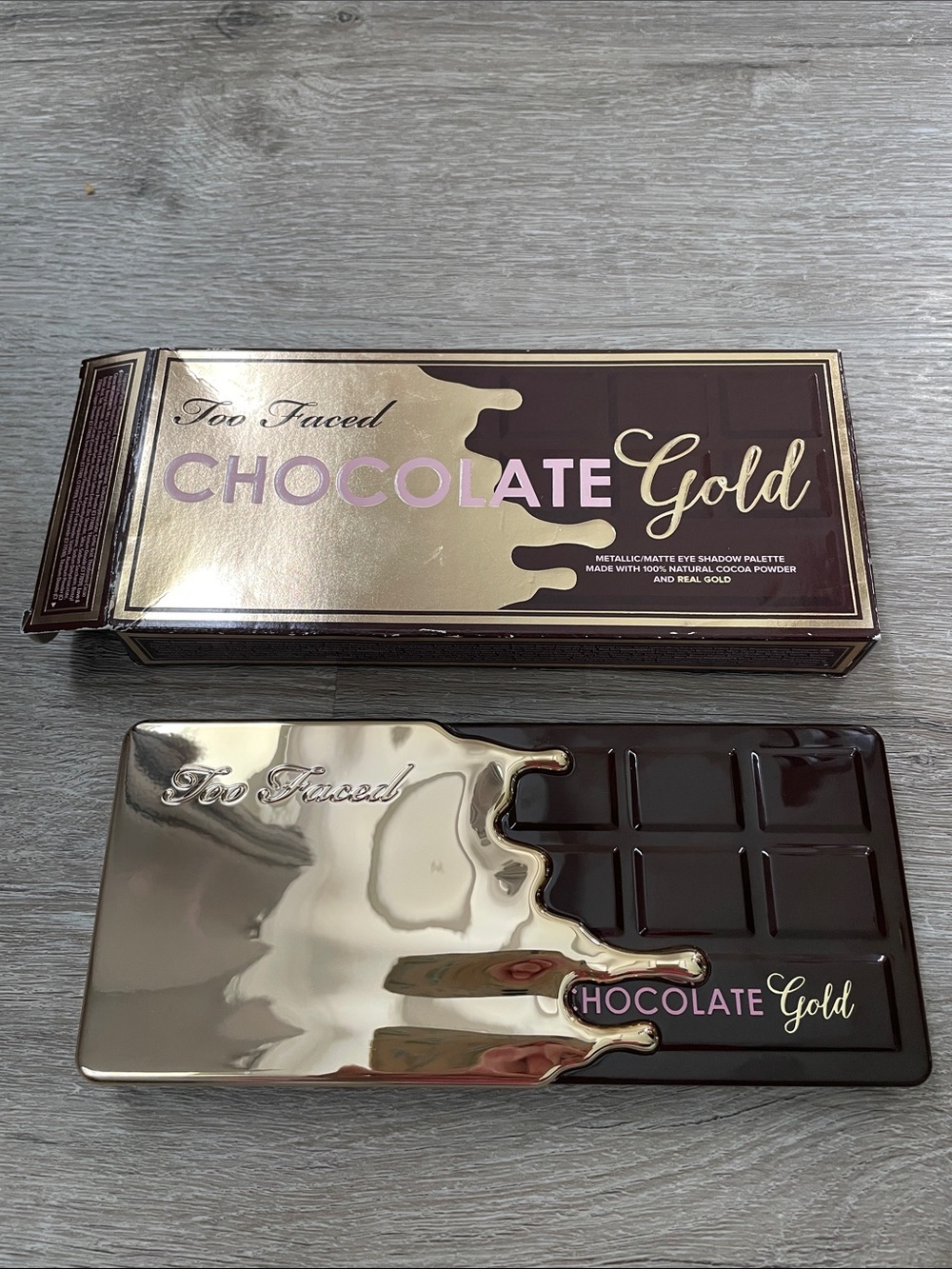 NIB Too Faced Chocolate Gold palette